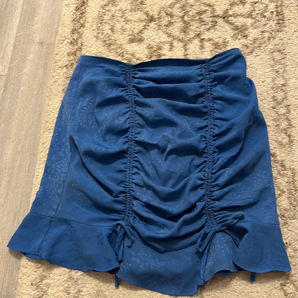 BCBGeneration ruffled and ruched mini skirt
